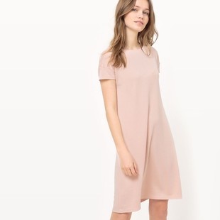 Robe femme rose poudré