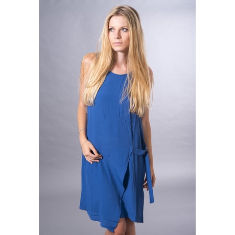 Robe fluide bleu