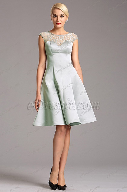 Robe grise mariage