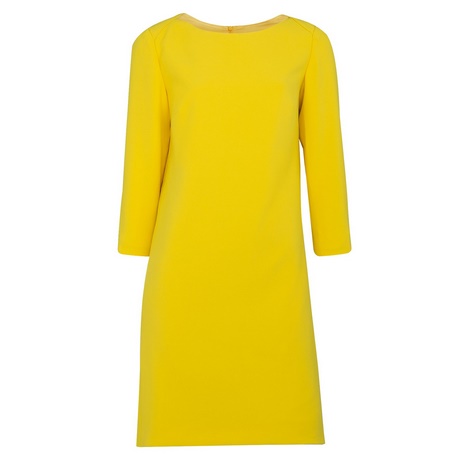 Robe jaune droite