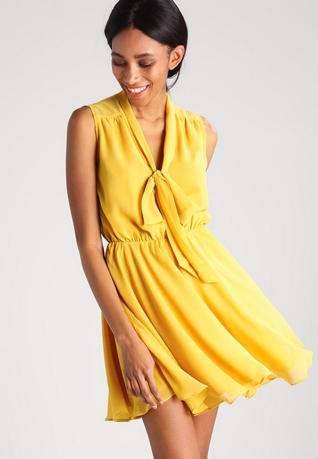 Robe jaune ete