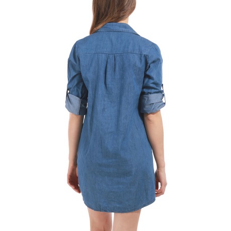 Robe jean chemise