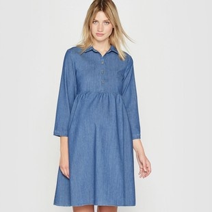 Robe jean courte