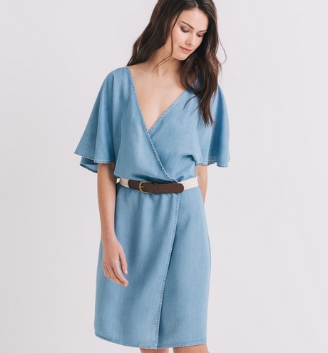 Robe jean fluide