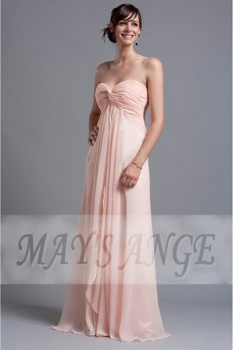 Robe longue couleur pastel