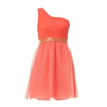 Robe mariage corail