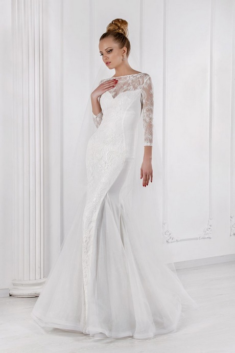 Robe mariée droite dentelle