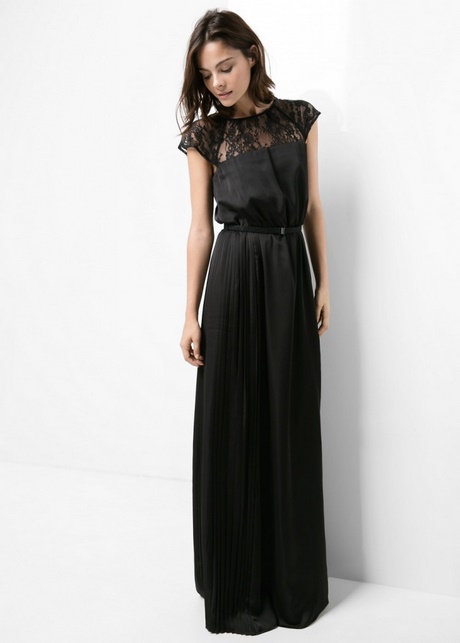 Robe noire mango