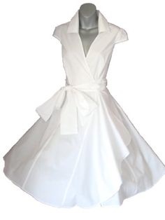 Robe pin up blanche