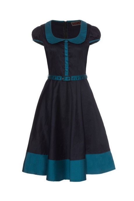 Robe pin up bleu marine