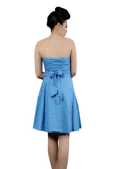 Robe pin up bleu