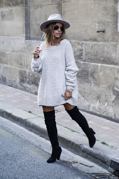 Robe pull hiver