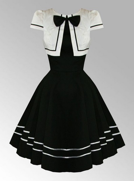 Robe retro noire