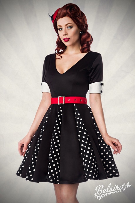 Robe retro noire