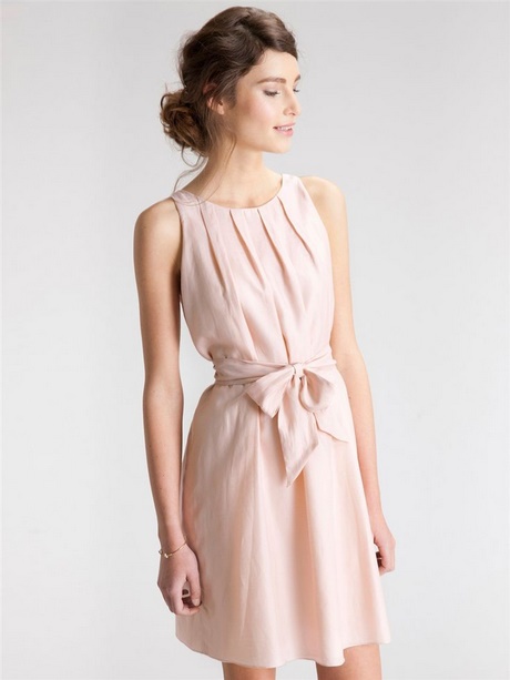 Robe rose pale femme