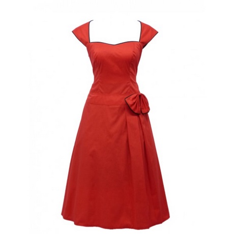 Robe rouge retro