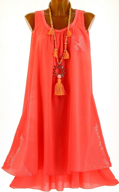 Robe été corail