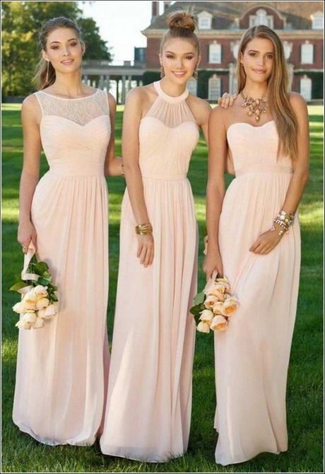 Robe témoin mariage rose