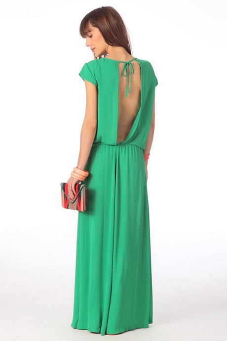 Robe verte chic