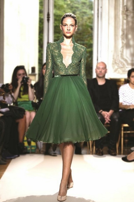 Robe verte pour mariage