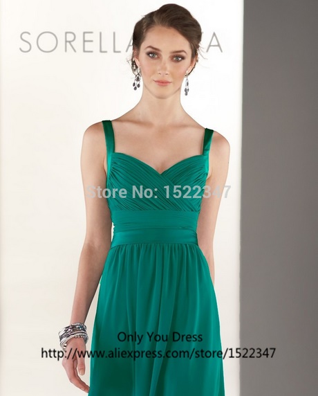 Robe verte pour mariage