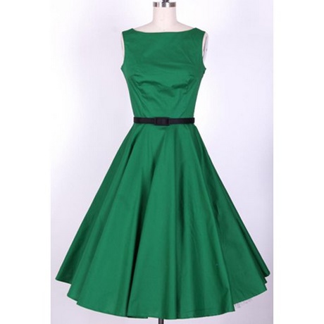 Robe verte vintage