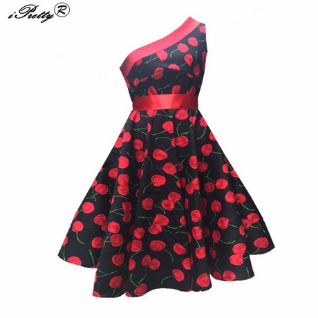 Robe vintage cerise