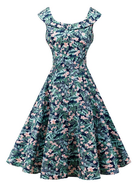 Robe vintage verte