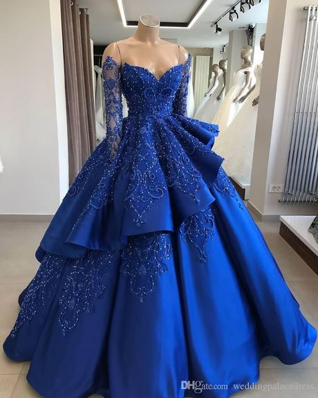 Bleu royal robe