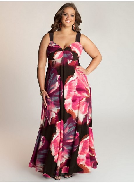 Maxi robe longue grande taille