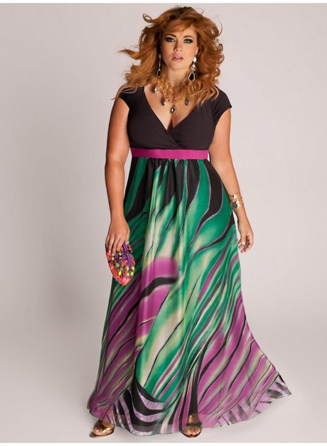 Maxi robe longue grande taille