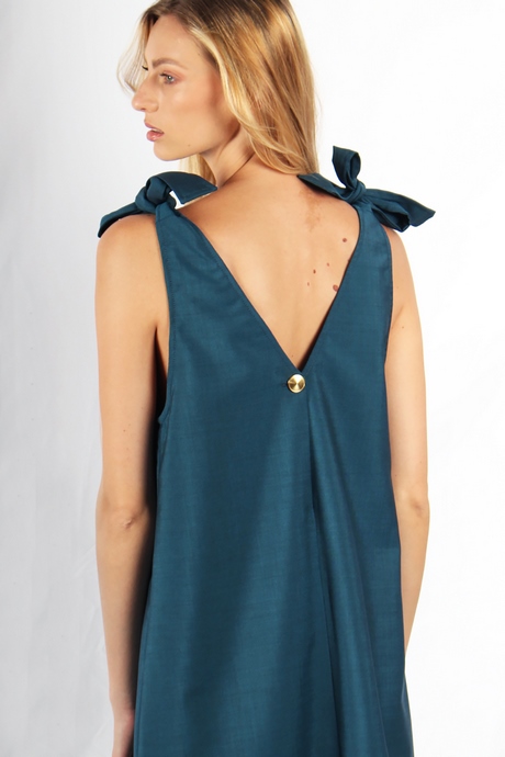 Robe bleu canard