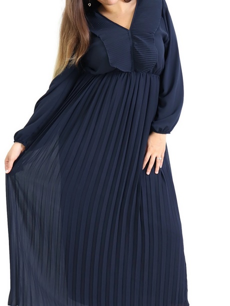 Robe bleu marine et noir