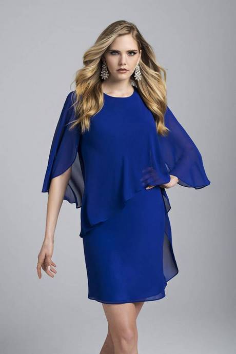 Robe bleu roi grande taille