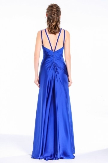 Robe bleu roi longue