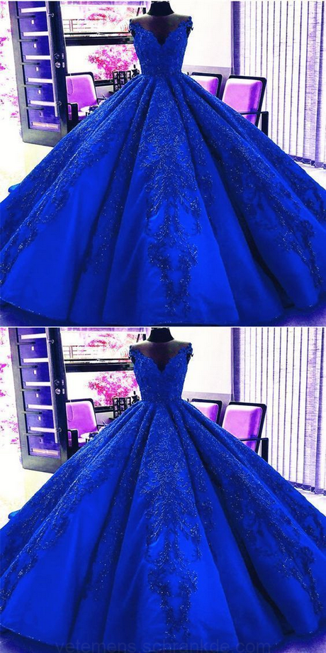 Robe bleu royal