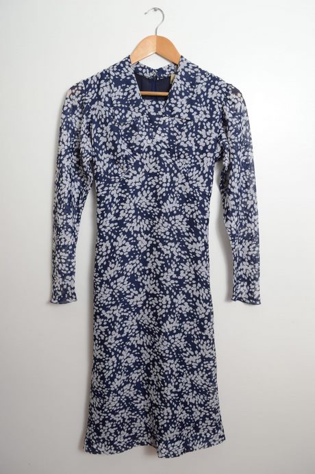 Robe bleu vintage