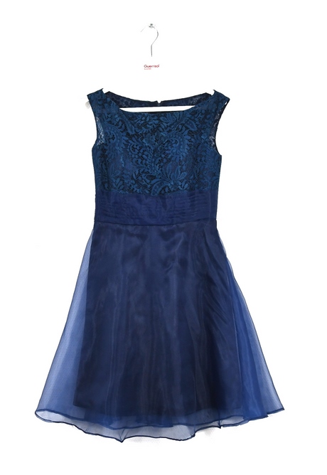 Robe cocktail bleu electrique