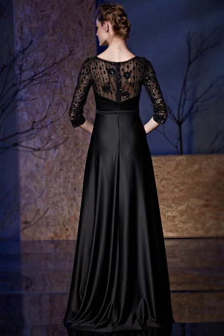 Robe de concert noire longue