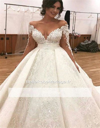 Robe de soirée pour mariage dentelle