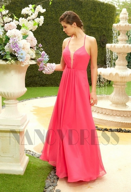 Robe de soirée pour mariage rose