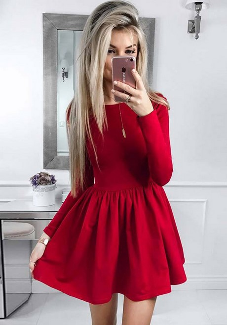 Robe élégante rouge