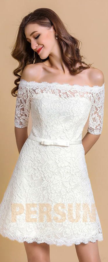 Robe habillee blanche