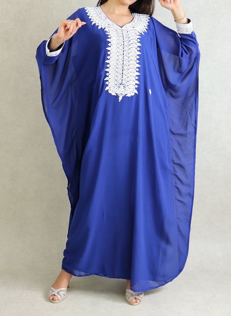 Robe habillée bleu roi