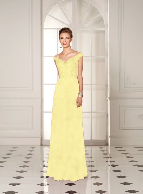 Robe habillée jaune