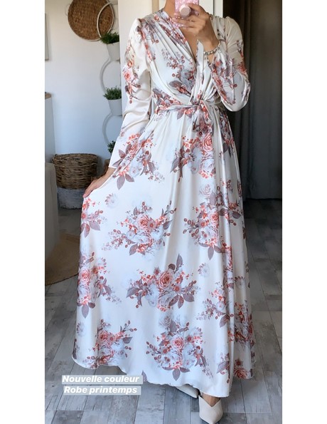 Robe longue de printemps