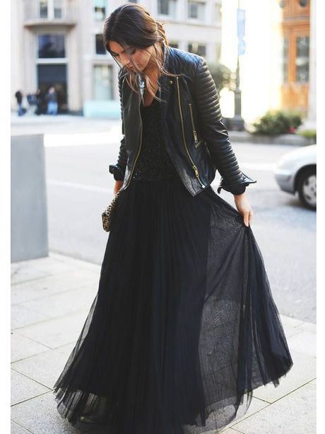 Robe longue et classe