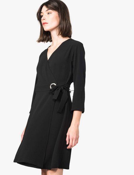 Robe noir habillé femme