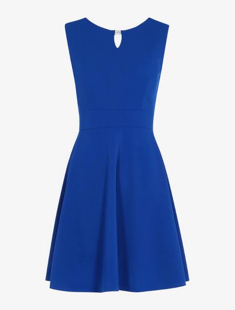 Robe pull bleu roi