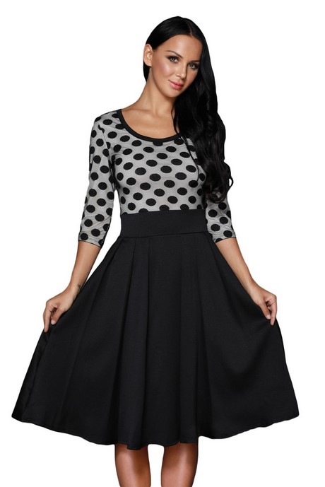 Robe retro a pois